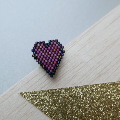 Heart Of Glass pin’s ♡ ::prune/irisé::